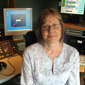 Karen Irvine in the BBC Radio Ulster studio