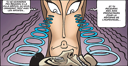 quadrinhos sobre Sarkozy do jornalista Philippe Cohen