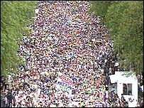 Cerca de 35 mil pessoas foram inscritas na prova