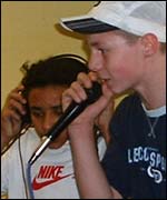 Young DJs from Wood End 