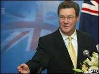 Australský ministr zahraničí Alexander Downer