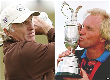 Norman at the British Open, 2008 and 1993