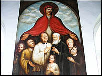 Ікона в українській церкві в Талліні