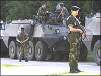 tancuri pe strada in Irlanda