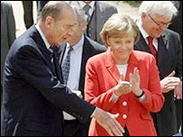 Merkel ve Chirac