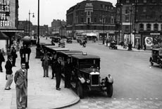 Looking north up Ferensway, pre-1939