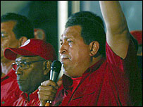 O presidente venezuelano, Hugo Chávez