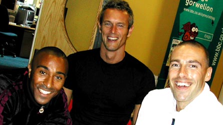 Colin Jackson, Mark Foster & Ian Mackie 