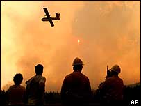 Incêndio no Canadá