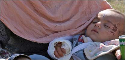  زلزلے سے متاثرہ لوگ