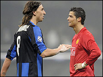 Cầu thủ Ibrahimovic của Inter