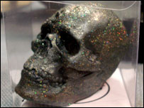 Chocolate skull, commissioned by Damien Hirst