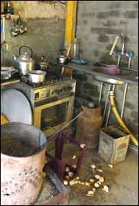 Saddámova provizorní kuchyně