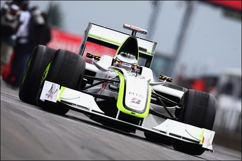 'Frome Flyer' Jenson Button, currently leading the 2009 Formula One season in his Brawn car