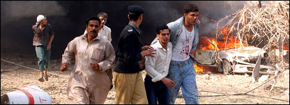 ایف آئی اے بلڈنگ میں دھماکوں کے بعد