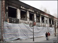 ساختمان سوخته در لهاسا