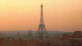 Sunset on Eiffel Tower