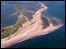 Blakeney spit viewed from the air