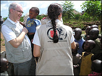 Major Paul Westlake in Rwanda