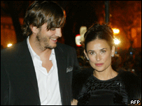 Ashton Kutcher e Demi Moore