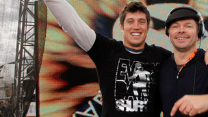 Vernon Kay and Pete Tong