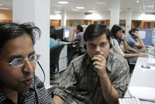 Indian office workers