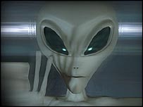 A grey alien