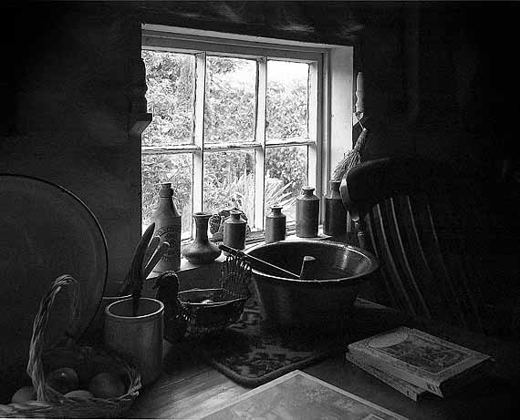 By the window in Jamies Cottage at the Claragh Heritage Centre