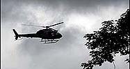 Helicopter searches for clandestine sawmill