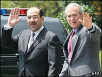 بوش و مالکی