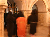 Benedictine monks