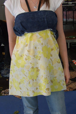 Yellow summer dress