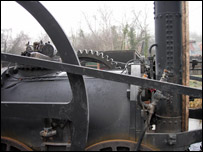 Replica of Trevithick's Coalbrookdale locomotive