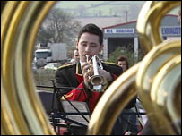 trumpet player