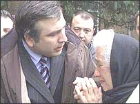 Gürcistan Devlet Başkanı Mihail Sakaşvili