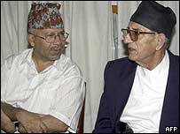 माधव नेपाल और जीपी कोइराला