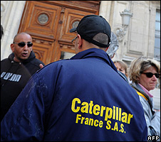 Caterpillar worker in Grenoble