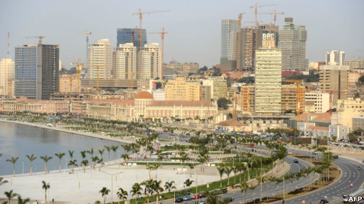Distrito financeiro em Luanda, na Angola | Foto: AFP