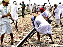 Hindistan'daki Gujjar aşireti üyelerinin protestoları