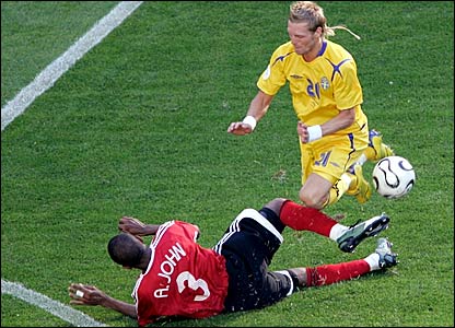 ټرينيډاډ او توبيگو او سويډن تر منڅ لوبه