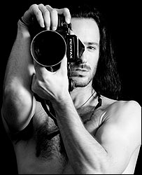 Aaron Sillis as Basil Hallward in Dorian Gray