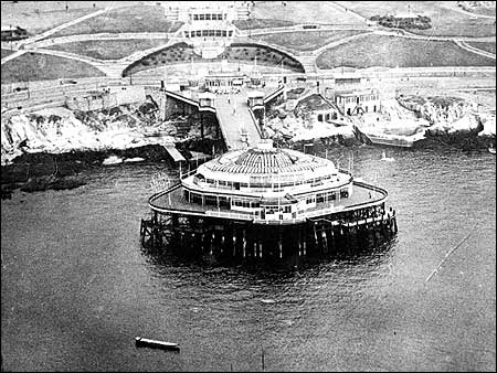 Plymouth Pier before it was bombed