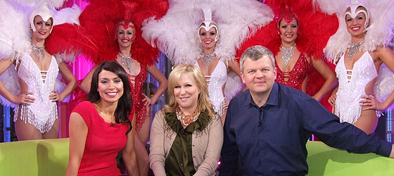 Adrian and Christine in the studio with Bette Midler
