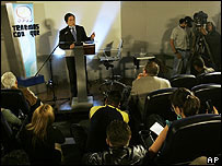 O diretor geral da RCTV, Marcel Granier