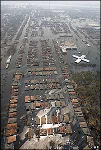 Vista aérea de Nova Orleans