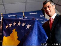 Primeiro-ministro kosovar Hashim Thaci