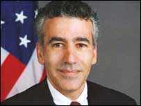 O embaixador dos Estados Unidos na Bolívia, Philip Goldberg