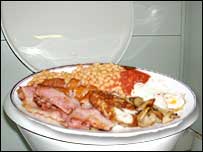 Breakfast on the Toilet