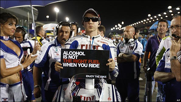 Jorge Lorenzo before the Qatar GP