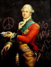 Artista fixou imagem de militar carregando lata de spray em museu do Brooklyn